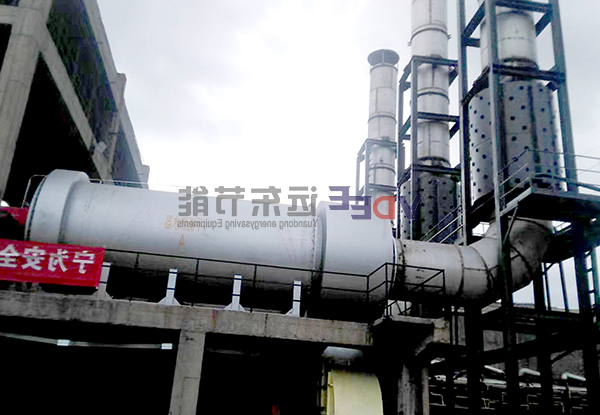 三台1200万大卡黄磷尾气低氮燃烧机使用现场